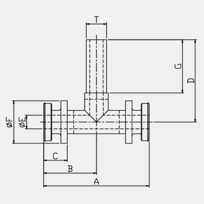 Adapter Tee Type A