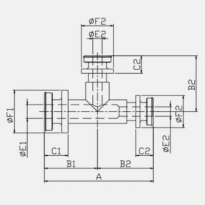 Reducing Tee Type C