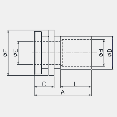 Pipe Adapter Straight(PP)