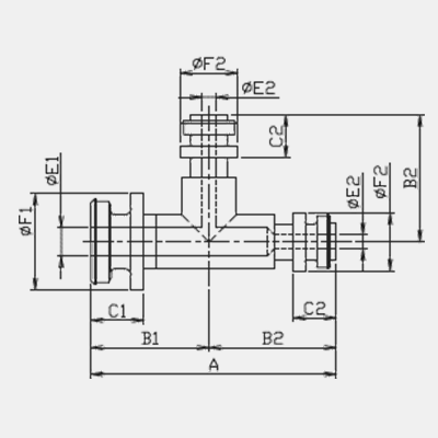 Reducing Tee Type C